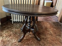 Oval parlor table 26” x 39.5”