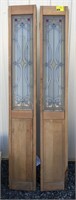 Art Nouveau Style Bifold Door 23"x79". Bidding 1