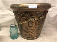 large Faux pottery planter pot