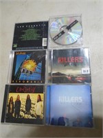 6 CD's , Killers ,Pearl jam , Led Zeplin and more