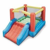 LITTLE TIKES JUMP AND SLIDE INFALATABLE BOUNCER