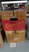 Kingsbury & Miller High Life Beer Cases