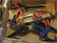 assorted clamps