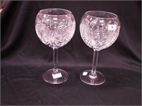 Pair of Waterford crystal Millenium Happiness