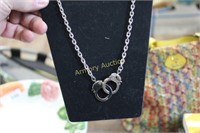 HANDCUFF JEWELRY NECKLACE - DISPLAY NOT INCLUDED