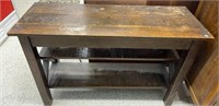 Antique Console Table (46"W x 17"D x 29.5"H)