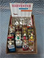 assortment of oil cans and can openers