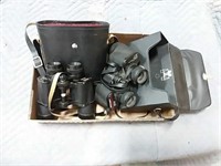 2 sets of binoculars