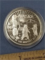 Alaskan silver coin 1oz. 1962 .999 silver Alaska B