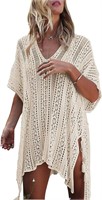 Boho Crochet Swim Cover-Up Dress