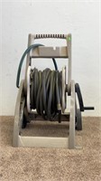 Hose Caddy With Rubber Water Hose