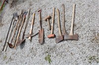 Axes, Shovels, Pitch Fork & Pick