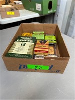 Box of spice tins