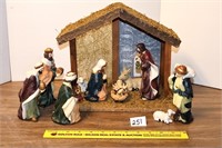 Holiday Time Porcelain 12-piece Nativity Set