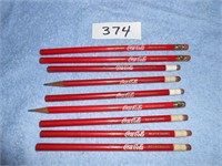 9 Coca-Cola Pencils
