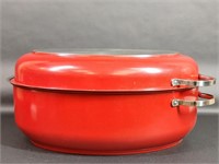 Cuisinart 42cm Oval Roaster in Red