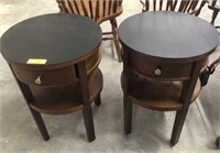 PR OF ROUND END TABLES