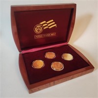 2007 First Spouse Series (4) coin gold set unc.