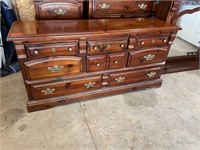 Wooden Dresser With Mirror