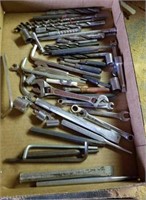 Drill bits, wrenches, tools