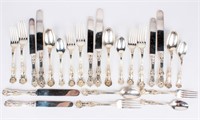 24 Pcs Gorham Sterling Silver Flatware