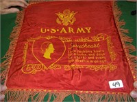 US Army WW2 pillow top