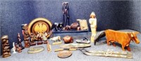 Wooden, Brass, Resin & Copper Collectibles