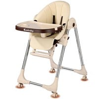 Ezebaby High Chair  Adjustable & Fold-(Beige)