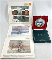 P. Buckley Moss Signed Prints & Christmas Ornament