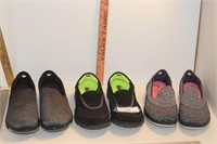 3 Pair Sketcher Slip on Shoes Size 19