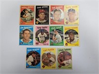 1959 Topps (10) Diff #403 Clem Labine Dodgers