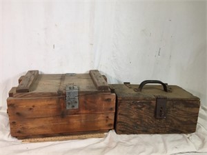 Wooden Boxes w/Hardware