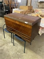 vintage wooded chest