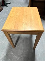 Vintage MCM Oak End Table