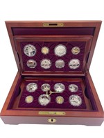 1996 US Olympic Silver & Gold 16 Coin Set