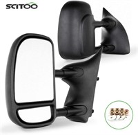 SCITOO Towing Mirrors For 99-07 Ford Trucks