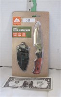 NEW - OZARK TRAIL - 7" Fixed Blade Knife