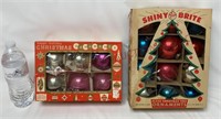 VIntage Christmas Ball Ornaments - See Description