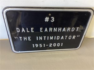 Dale Earnhardt metal sign
