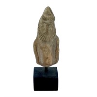 Jerablus Syrian Terracotta Bearded Figurine