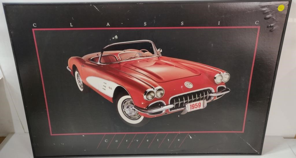 1959 Classic Corvette Sign
