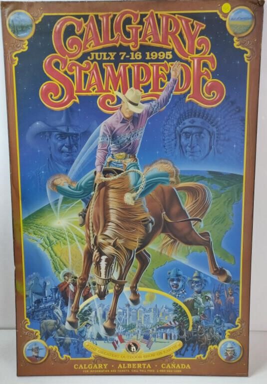 Calgary Stampede 1995 Sign