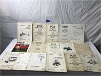 Large Lot of Fox Books/Manual & Pamphlets