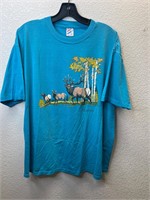 Vintage Montana Doe & Deer Souvenir Shirt