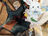 Bag Chair and Easter Decor Stick