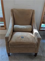 Norwalk Fabric Swoop Arm Chair 2