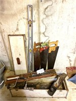 Carpenter's Tool Box & Tools