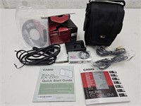 Casio  Camera  with a New Camera Bag