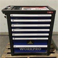 Work Pro 7-Drawer Roller Cabinet Tool Set