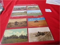 8- EARLY 1900'S VINTAGE FARMING POST CARDS